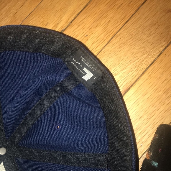 NIKE Blue Logo Hat Sz 7 1/2 - Picture 7 of 7